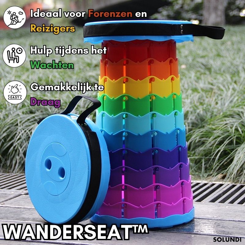 WanderSeat™ - De compacte opvouwbare kruk