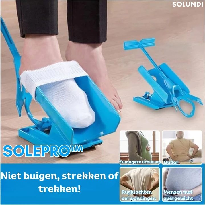 50% KORTING TIJDELIJK | SolePro™ - Moeiteloos sokken & schoenen aantrekken!