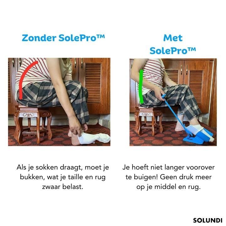 50% KORTING TIJDELIJK | SolePro™ - Moeiteloos sokken & schoenen aantrekken!