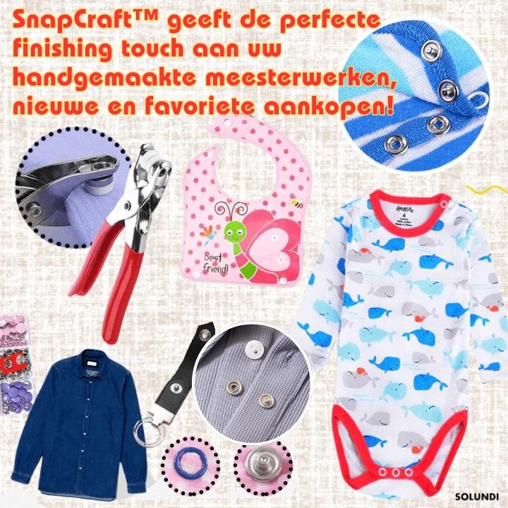 SnapCraft™ | Knopen vastzetten in seconden!