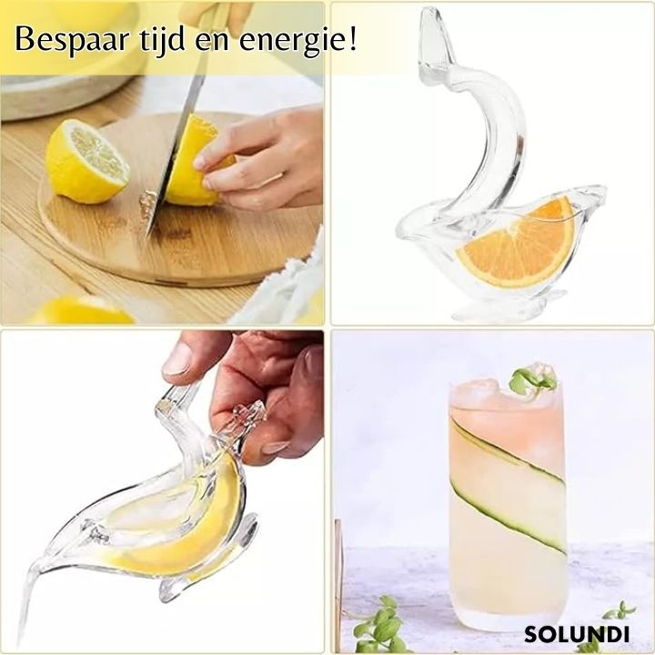 JuicySqueeze™ | Twee keer zoveel sap en schone handen!