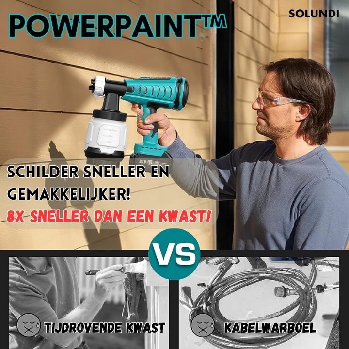 PowerPaint™ | Maak schilderklussen sneller en gemakkelijker af!