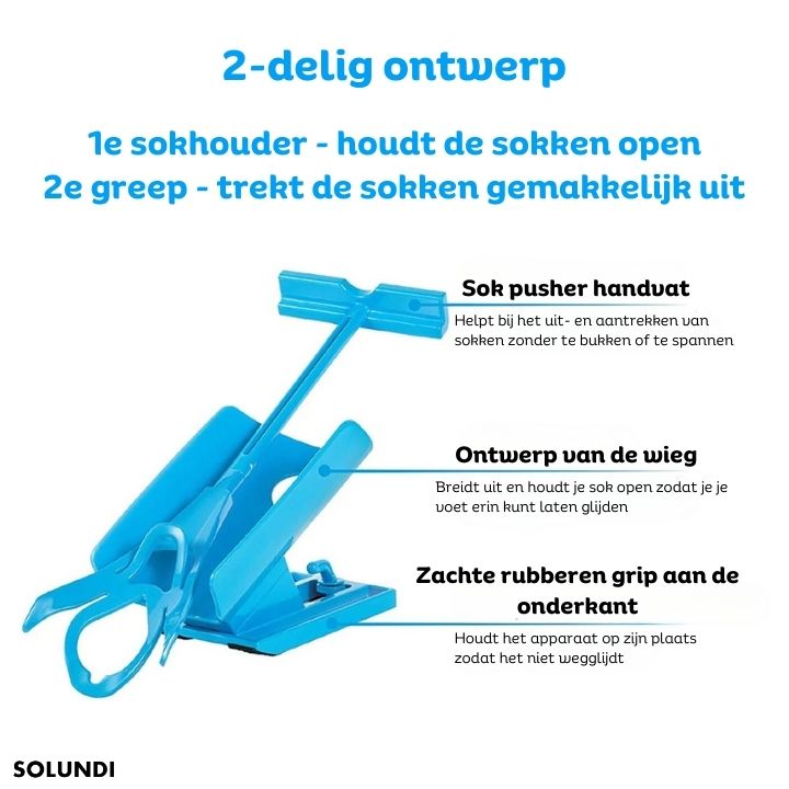 50% KORTING TIJDELIJK | SolePro™ - Moeiteloos sokken & schoenen aantrekken!