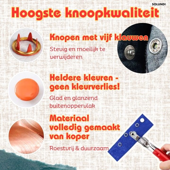 SnapCraft™ | Knopen vastzetten in seconden!