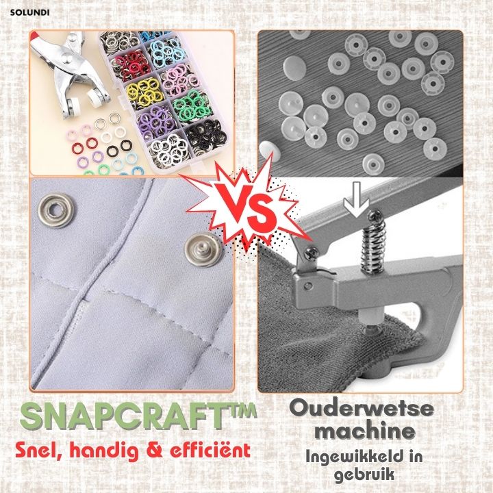 SnapCraft™ | Knopen vastzetten in seconden!