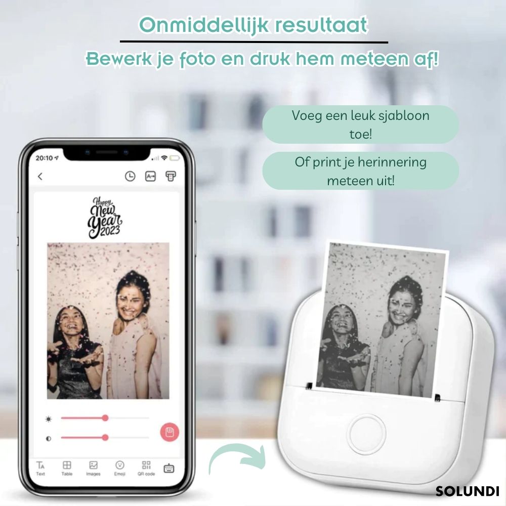 LAATSTE DAG 60% KORTING | Stickify™ - Print direct vanaf je mobiele telefoon!