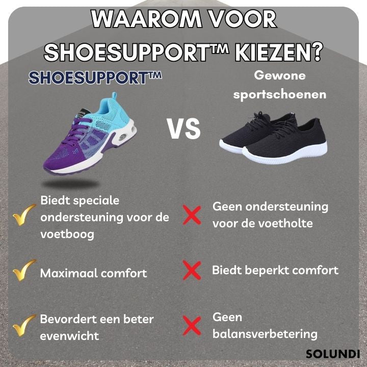 ShoeSupport™ - Je dagelijkse activiteiten zonder pijn of vermoeidheid!