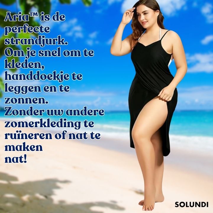 Aria™ - Wikkel strandjurk & handdoek in één!