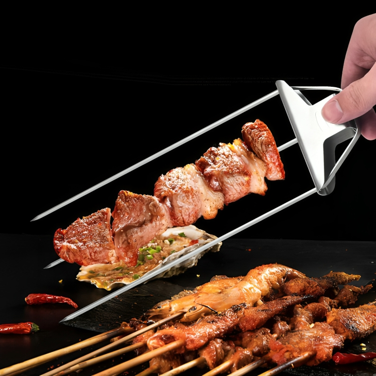 SkewerPro™ |  3-Voudige Barbecuespiesen