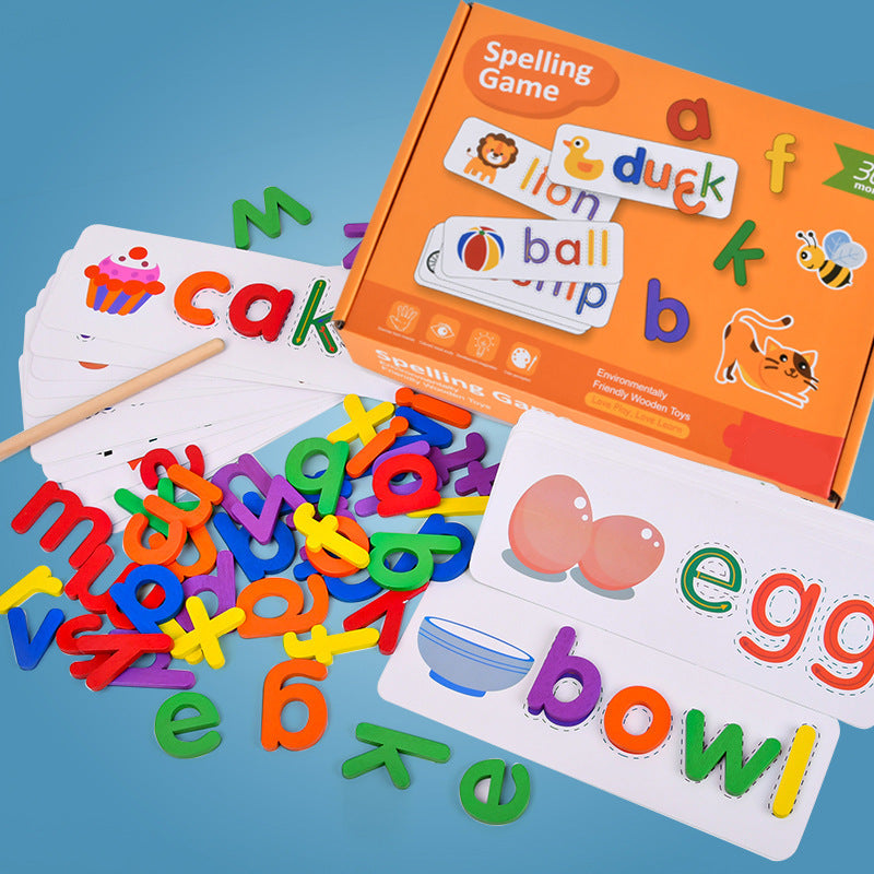 TIJDELIJK 50% KORTING | WordWhiz™ | Montessori spellingsspel