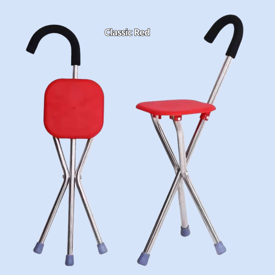 CrutchSeat™ | Opvouwbare kruk voor ouderen