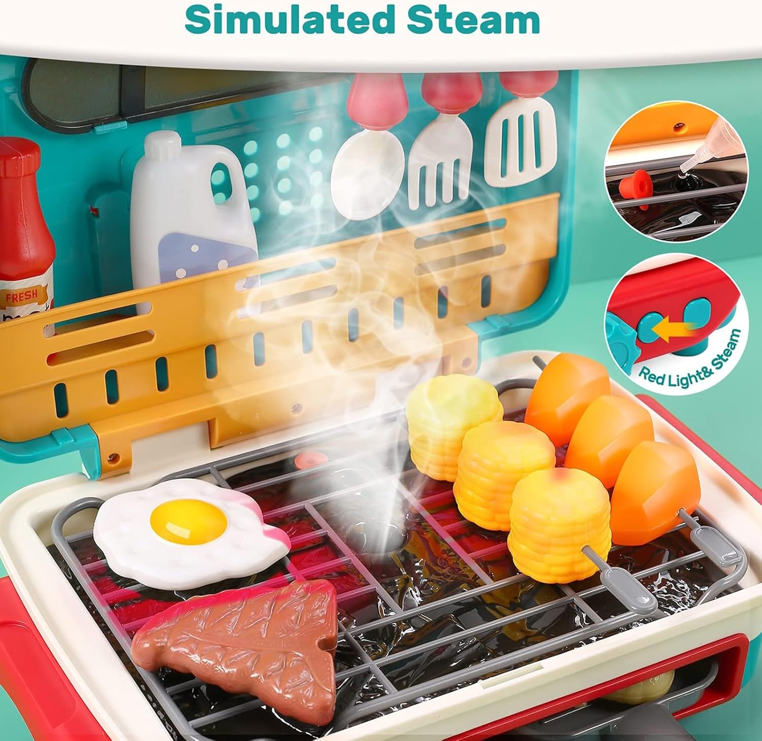 SizzlePlay™ | BBQ simulatie grill speelgoed