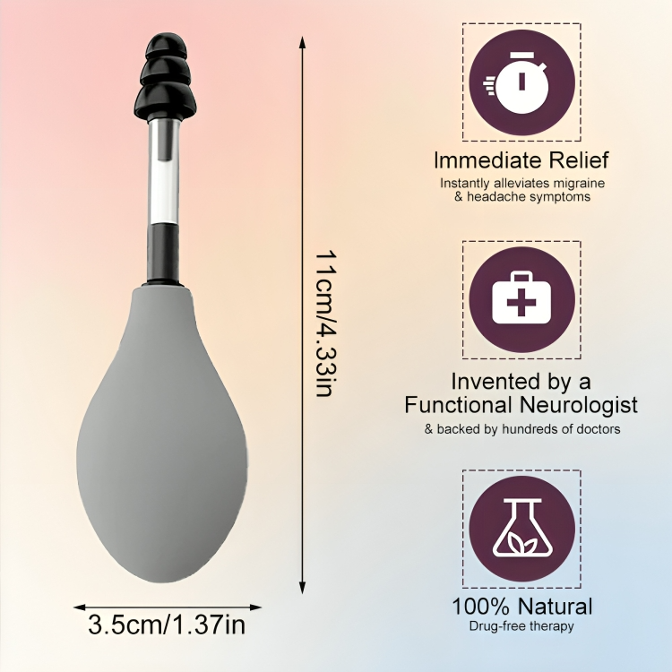 1 + 1 GRATIS VANDAAG | EchoCalm™ | Oordrukapparaat voor migraine en tinnitusverlichting