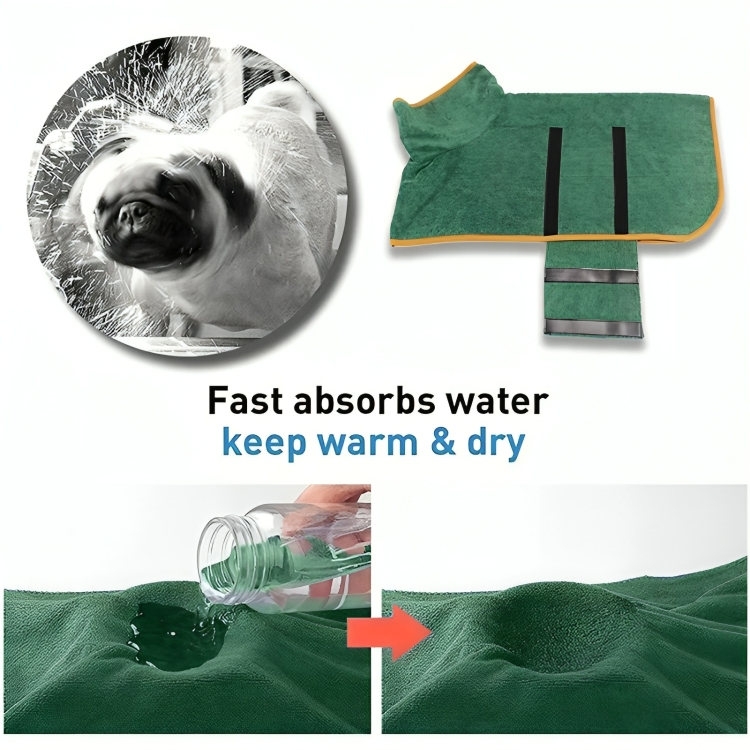 TIJDELIJK 50% KORTING | WarmPaws™ | Superabsorberende hondenbadjas