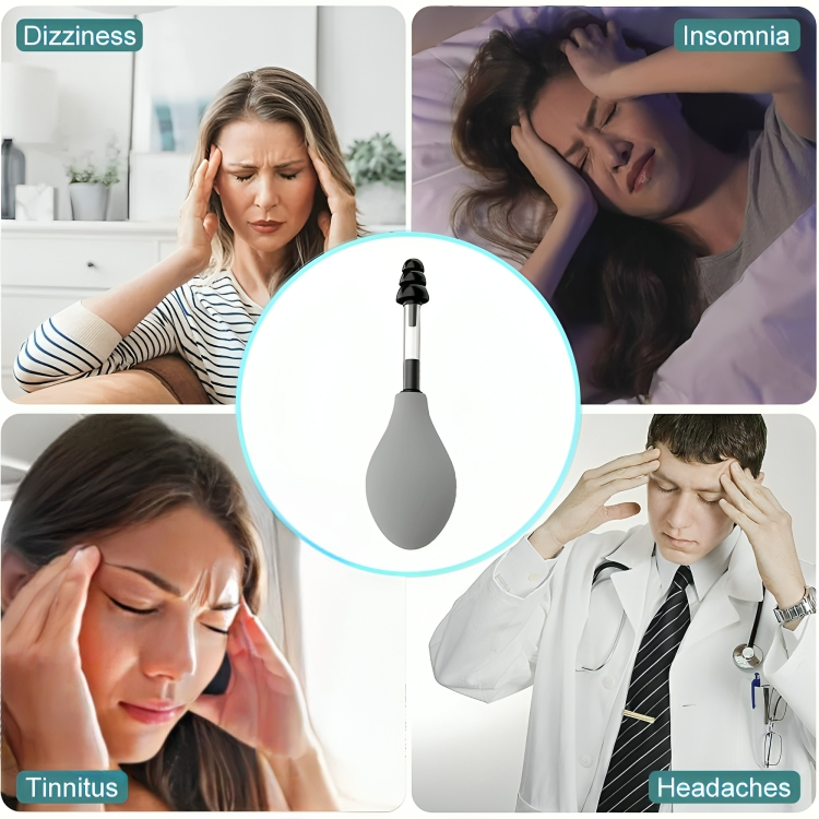 1 + 1 GRATIS VANDAAG | EchoCalm™ | Oordrukapparaat voor migraine en tinnitusverlichting