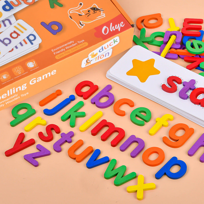 TIJDELIJK 50% KORTING | WordWhiz™ | Montessori spellingsspel