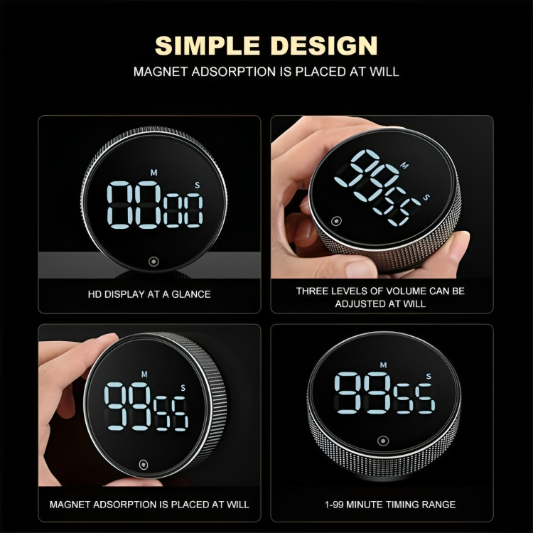 MagneTick™ | Magnetische digitale timer