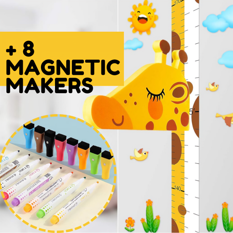 GrowthTales™ | Magnetische giraffe groeigrafiek voor kinderen