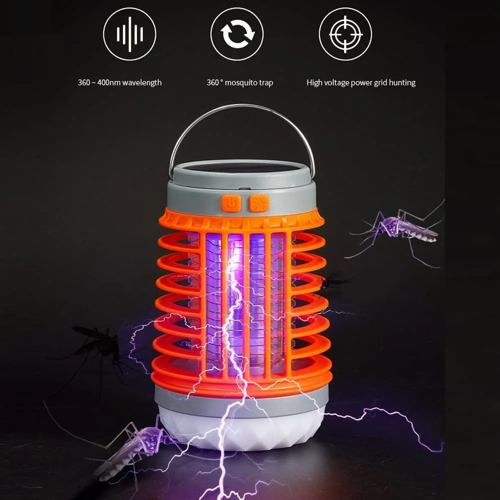 BuzzBlock™ | Muggenafstotende Lamp Op Zonne-Energie