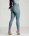 TIJDELIJK 50% KORTING | Amaris™ | Skinny jeans met hoge taille en achterrits