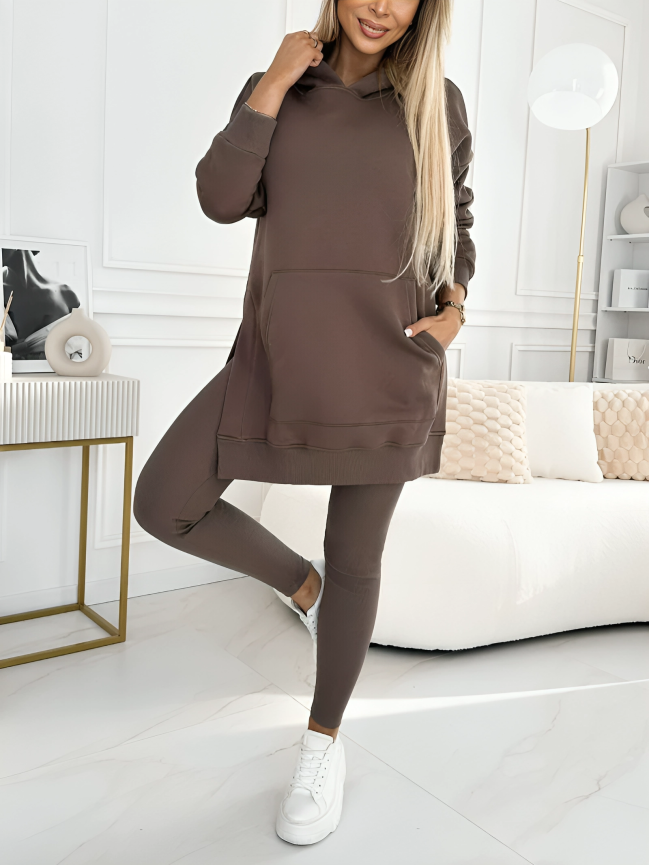 TIJDELIJK 50% KORTING | Fiorella™ | Chique hoodie en legging 2-delige set