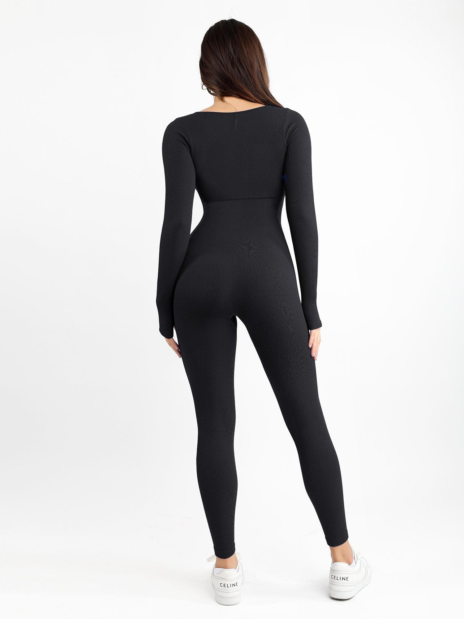 TIJDELIJK 50% KORTING | SculptFit™ | Naadloze shapewear sport jumpsuit