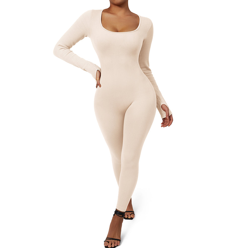 TIJDELIJK 50% KORTING | SculptFit™ | Naadloze shapewear sport jumpsuit