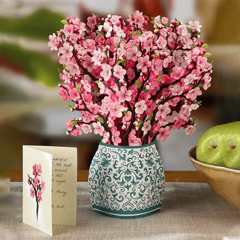 Paper Petals Bouquet™ - Levensechte bloemen pop-up kaart