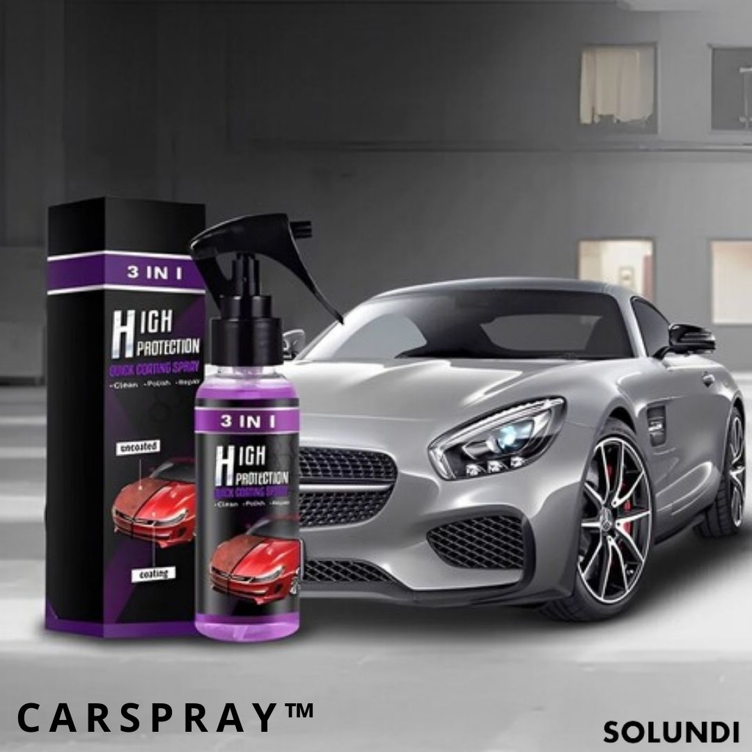 3-in-1 CarSpray™ - Reinig, herstel & bescherm uw auto!