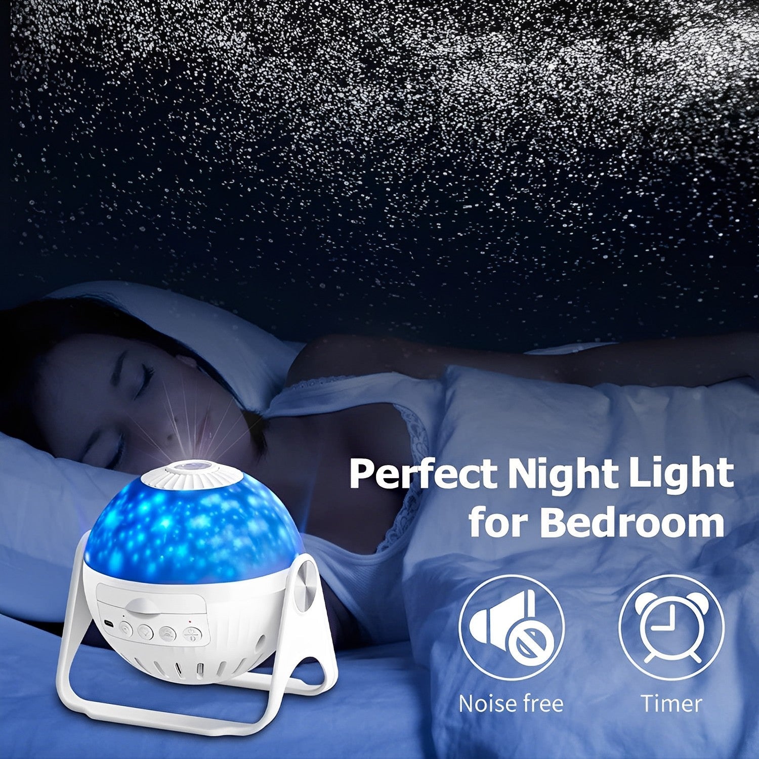 StarryNight™ - 7 in 1 Realistische Planetarium Projector